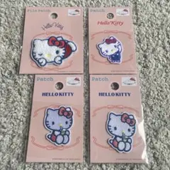 セリア　ハローキティ　ワッペン　セット