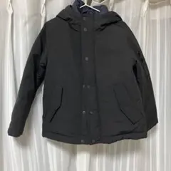 ダウンジャケット　120 黒　ダウン　フェザー