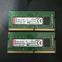 Kingston DDR4 8GB ノートPC用メモリ 2枚セットのサムネイル