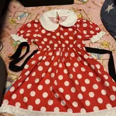 ミニーマウス風衣装 サイズ6Y
