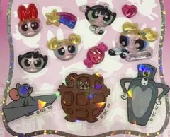 パワパフ トムジェリ ボンボンドロップシール フレークシール おすそわけ