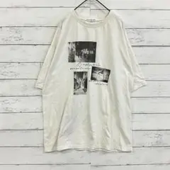【RAY CASSIN】トップス フォトプリント 白 黒 グレー系 Fサイズ