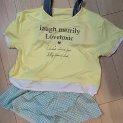 LOVETOXIC 150cm 女の子向け セパレート水着セット