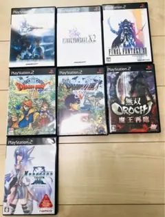 PS2 ソフト7枚セット！ファイナルファンタジー ・ドラゴンクエストなど
