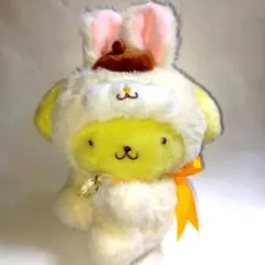 ポムポムプリン　フェアリーラビット　ぬいぐるみ　マスコット　うさぎ　天使