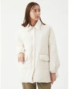 Mila Owen ステンカラーテントシルエットダウンジャケット