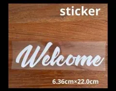 ウェルカムステッカー　welcome sticker No.122