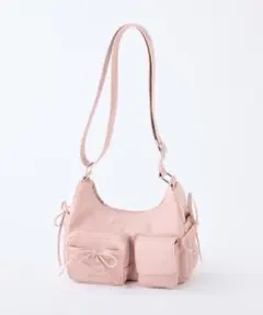 ナイスクラップ　ドロストポケット付きショルダーバッグ