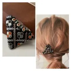 No.103 インド刺繍 ヘアピン スリーピン ぱっちんどめ ヘアアクセサリー