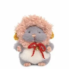 はむにぎり　羊の帽子　ハンドメイド　編み物
