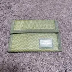 BEAMS 三つ折り財布 オリーブグリーン