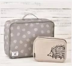 クックパッドプラス リサ・ラーソン ハリネズミ3兄弟 マルチ収納バッグ＆ポーチ