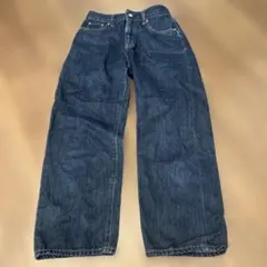 美品　グローバルワーク　GOODデニム　ストレート　ネイビー　Mサイズ