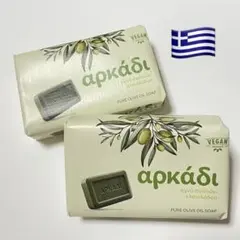 신제품, 일본 미출시, 그릭 퓨어 올리브 비누, 150g x 2, 비건