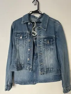 ライトブルー デニムジャケット　スカート　セットアップ