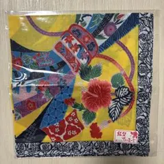 【紅型ハンカチ】沖縄　ハンカチ　綿100% 即日発送