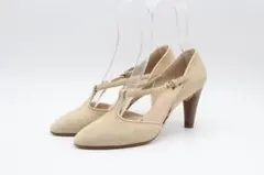 04■BALLY バリー 本革ストラップパンプス(36)美品
