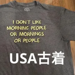 USA古着 Tシャツ グレー メンズL アメリカ古着
