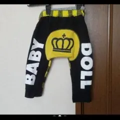 BABYDOLL パンツ 90 黒/黄色
