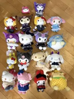 ★マイメロ　クロミ　キティ　シナモロールぬいぐるみ23体セット　サンリオ