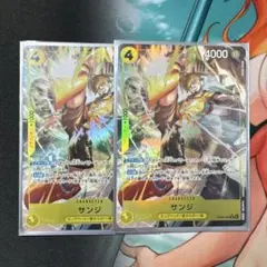 ワンピースカード　サンジ　R パラレル　2枚