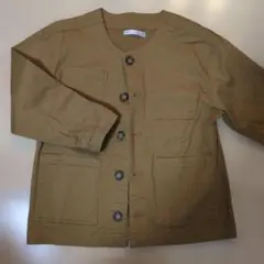 ブラウン コットンジャケット サイズ130