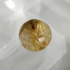 天然石 ルチル クォーツ 604y 粒売り １粒 8mm