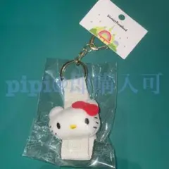 ② キティ マスコット付きカチューシャホルダー ピューロ サンリオ