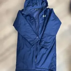 Under Armour フード付きベンチコート ネイビー
