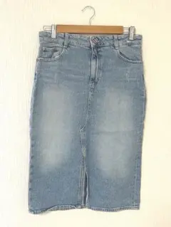 レディース　デニム　膝丈　スカート　sizeL