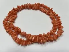 新品　SILVER刻印 本珊瑚 ネックレス 天然サンゴ ピンクサンゴ コーラル