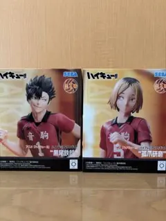 《箱なし》アニメ ハイキュー!! ハイプレミアフィギュア 黒尾鉄朗 孤爪研磨