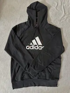 adidas エッセンシャルズ　フード付き　パーカー　トレーナー　スウェット　L