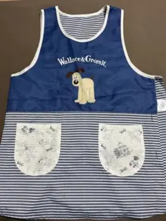 Wallace & Gromit エプロン ボーダー柄のサムネイル