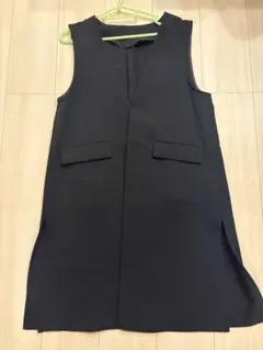 セレモニースーツ ジレ 入学式 卒業式 おしゃれ 美品 ネイビー L