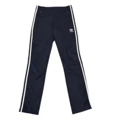 古着 adidas アディダス トラックパンツ ネイビー ホワイト M ジャージ