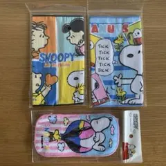 新品未使用【3枚セット】スヌーピー　ミニタオル　ハンカチ