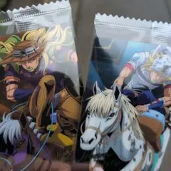 ジョジョの奇妙な冒険　ウエハース　ジャイロ、ジョニイNo.13 No.14