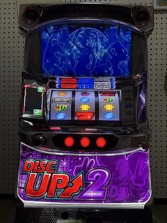 ディスクアップ実機　【不要機+データカウンターセット】 ディスクアップ2（DISCUP2）パチスロ実機本体+タッチパネル式
