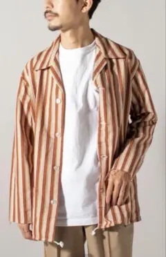BLAW×GLOSTER リメイク ミリタリースリーピングシャツ