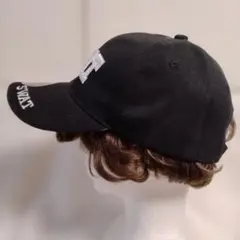 SWAT刺繍 ベースボールキャップ 黒