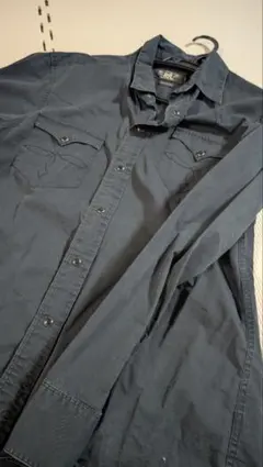 名作RRL Ralph Lauren ウエスタンシャツ M 大理石 - メルカリ