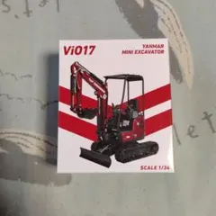 【非売品】YANMAR Vi017 1/34 ショベルカー　赤色のサムネイル