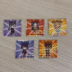 学園アイドルマスターマンチョコ シール 5枚