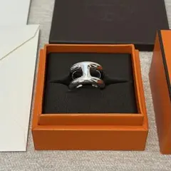 ぽ*た様 美品✨️HERMES シェーヌダンクルツイストリング53号シルバー
