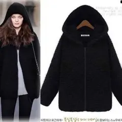 2015年新作大人気冬物★大きいサイズ有★ふわふわパーカー/アウター♪★423