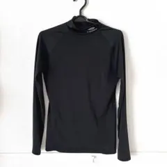 TIGORA 黒 長袖ハイネックシャツ スポーツ インナー