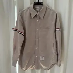 メンズ 長袖シャツ ベージュ ジャケット