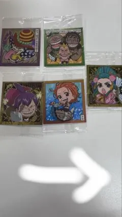 ワンピースキャラクターシール　まとめ売り