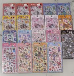 正規品 ディズニー プチドロ プチドロップステッカー 19枚 セット まとめ売り